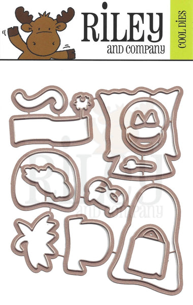 Riley and Company - Stamp and Die Set - Halloween
