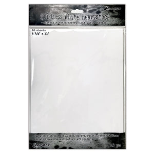 Tim Holtz Distressed Heavyweight Cardstock  8.5 x 11 -10 sheets- 130 lb