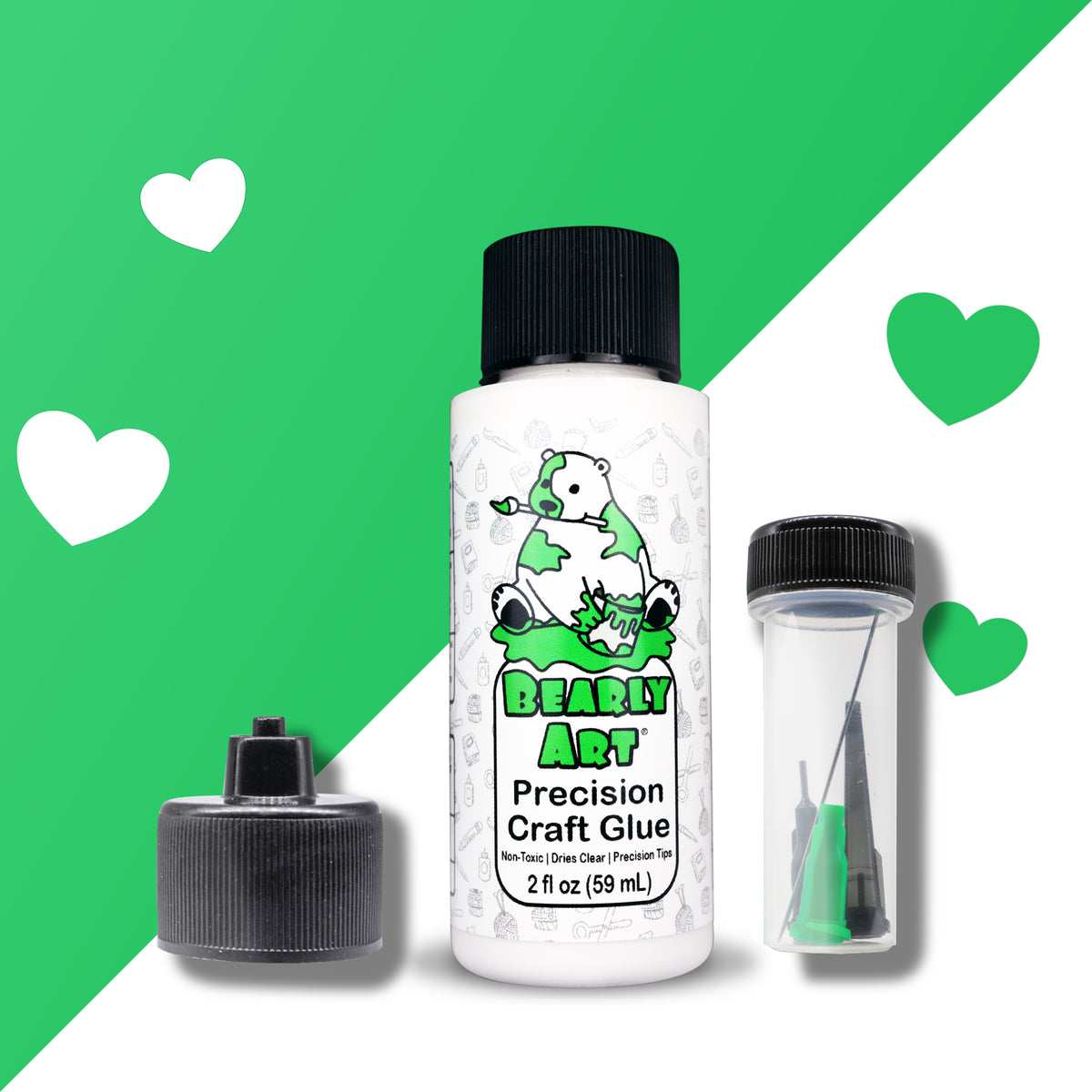 Bearly Art Precision Craft Glue - TIP CAP