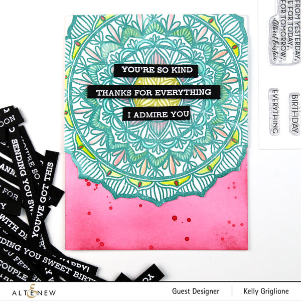Altenew Pen Sketch Mandala Stamp Set