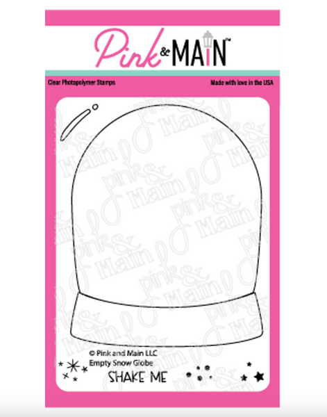 Pink & Main - Empty Snowglobe Stamp & Die Bundle