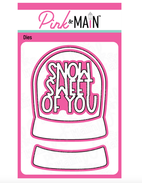 Pink & Main - Empty Snowglobe Stamp & Die Bundle