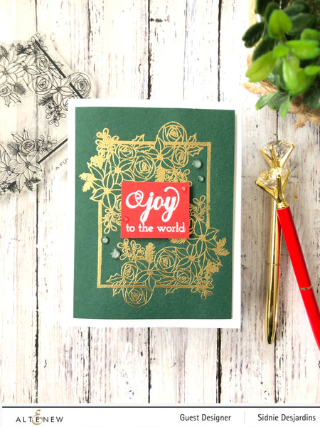 Altenew Festive Floral Frame Stamp Set