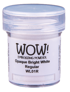 WOW Embossing Powder - Opaque Bright White Regular 15ml