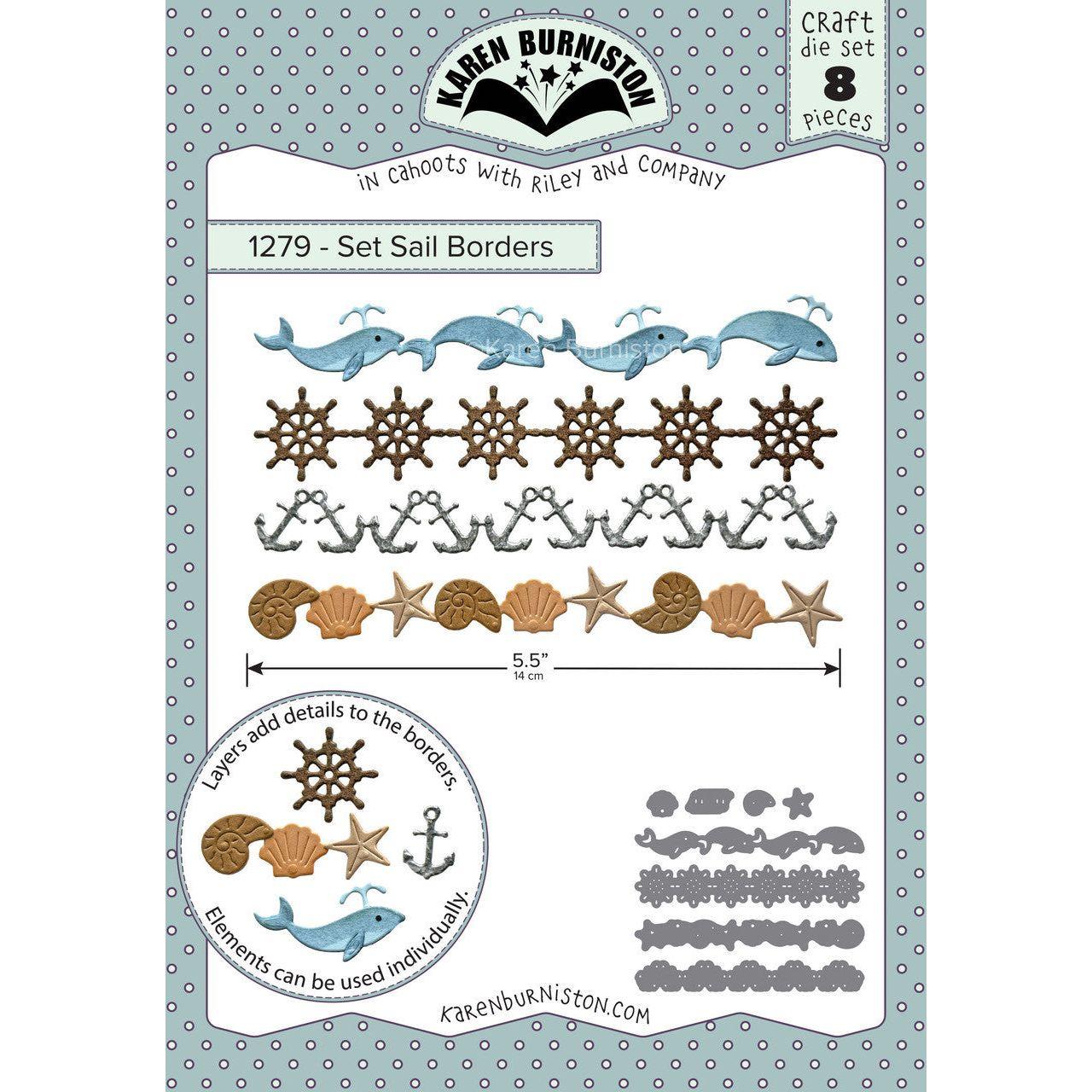 Karen Burniston - Die Set - Set Sail Borders