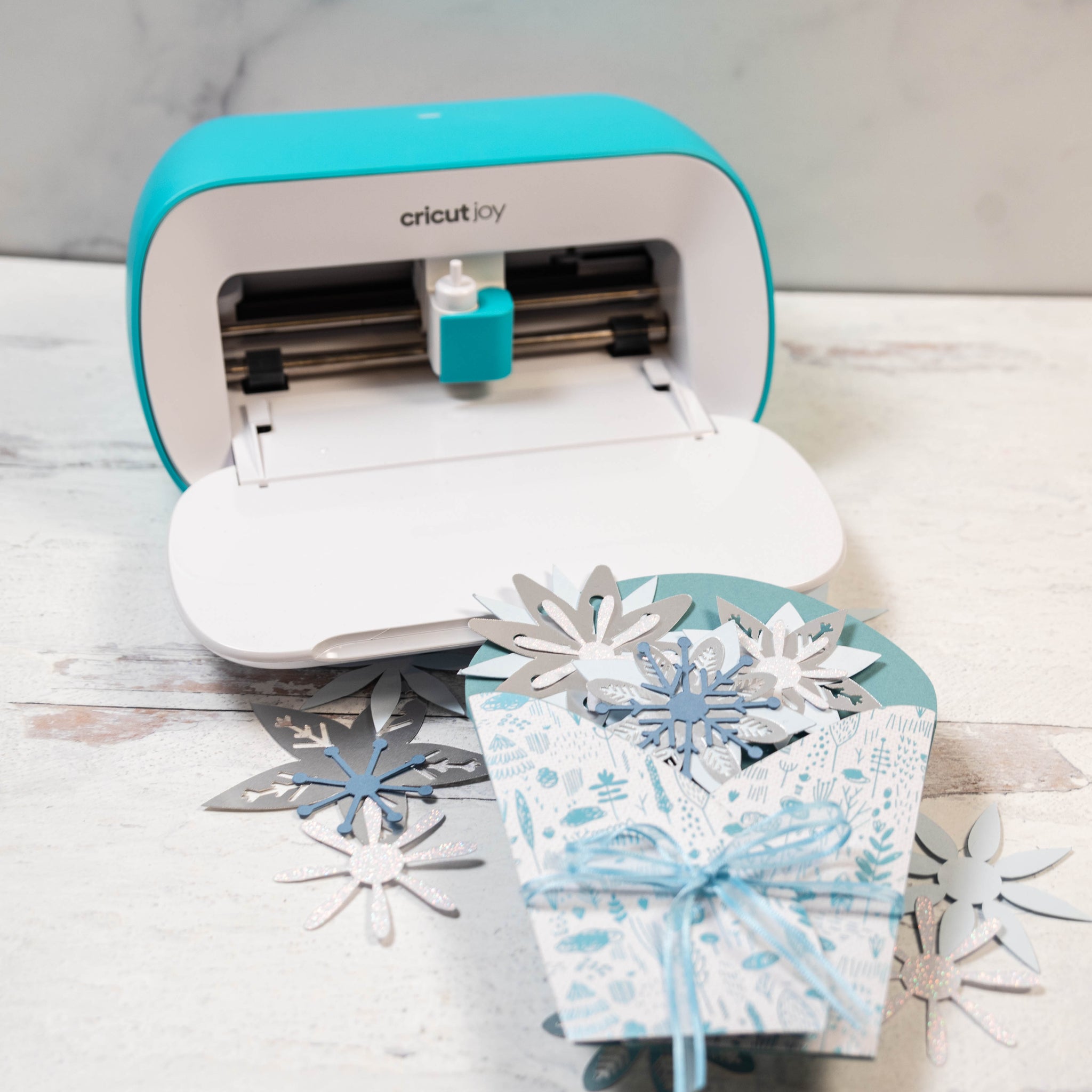 Floral Snowflake Folded Card