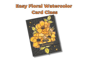 Easy Floral Watercolor Cards Class