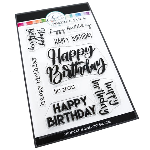 Catherine Pooler - Stamp Set - Happy Birthday Many Ways