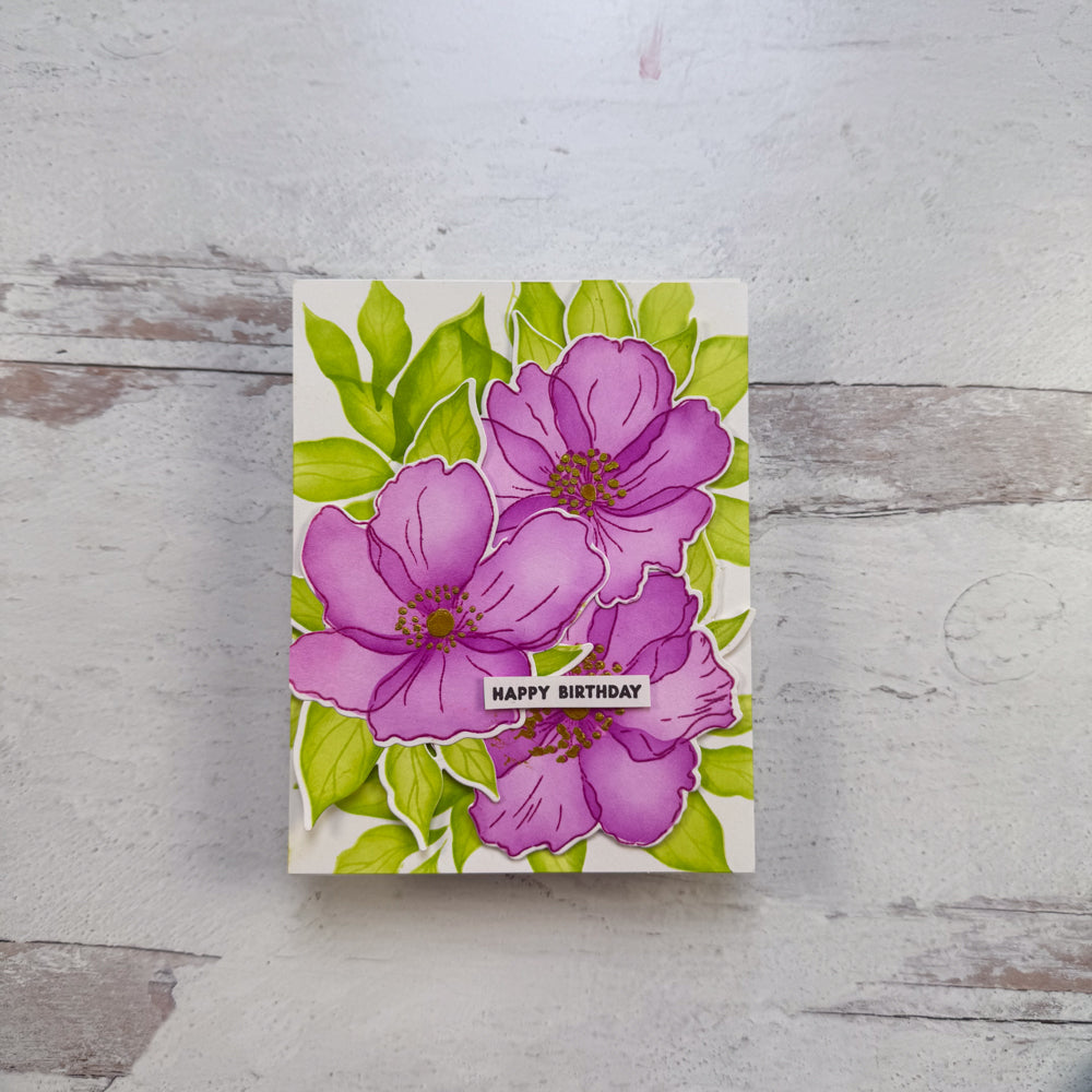Create Beautiful Cards with Layered Stencils