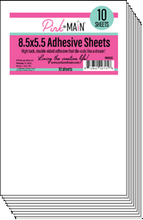 Pink & Main. - 8.5 x 5.5 Adhesive Sheets