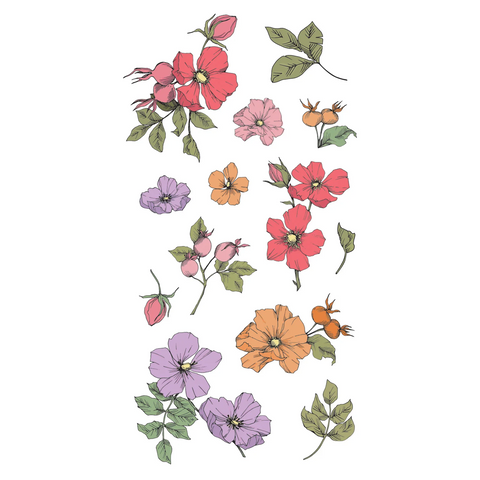 Sizzling - Stamp Set - Wildflower Botanicals