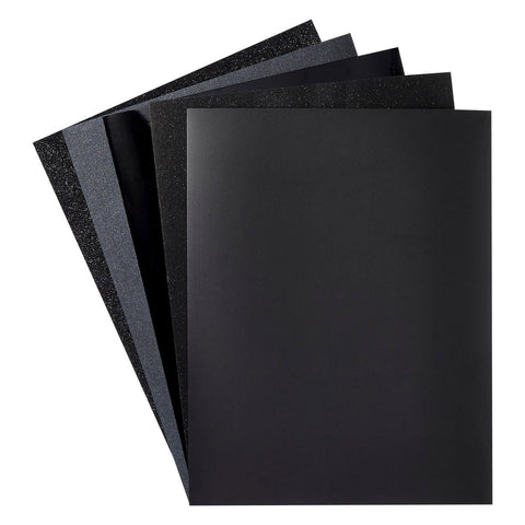 Spellbinders - Treasured Cardstock 8.5x11 - Onyx Assorted Pack
