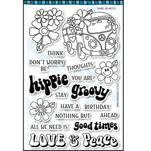 Dare 2B Artzy - Groovy Van Stamp Set