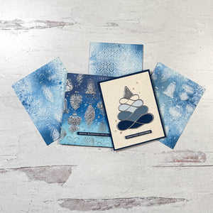 Embossed Mixed Media Holiday Cards Class