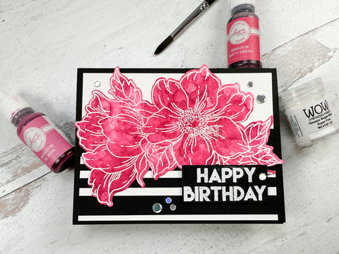 Mixed Media Watercolor with Reinkers