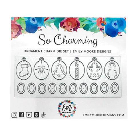 Emily Moore Designs - So Charming - Ornament Charm Die Set