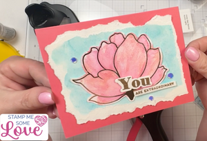 How to Create Watercolor Card with Heat Transfer Vinyl Class