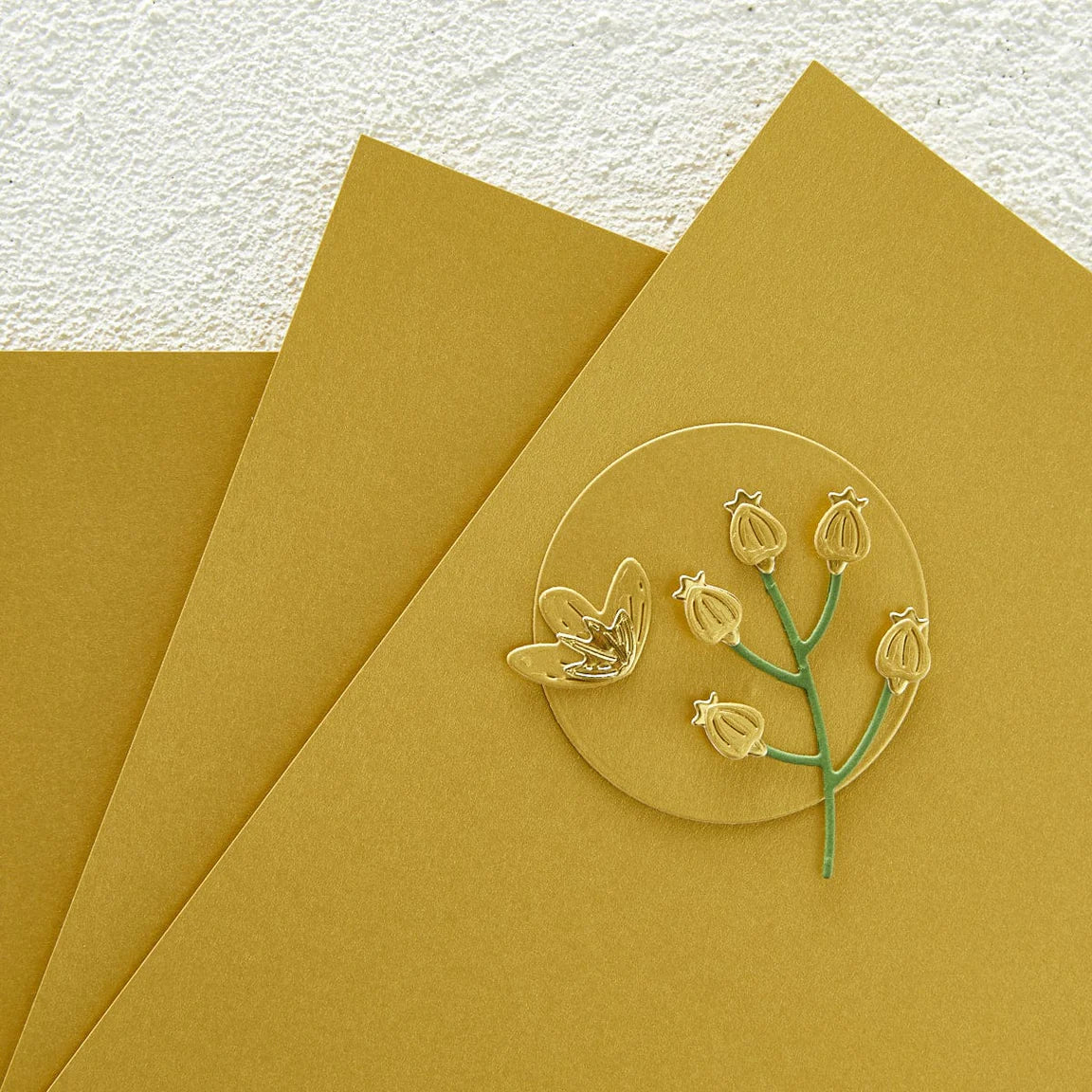 Spellbinders - 8.5x11 Cardstock - Brushed Gold