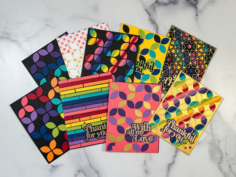 Layered Die Cut Cards