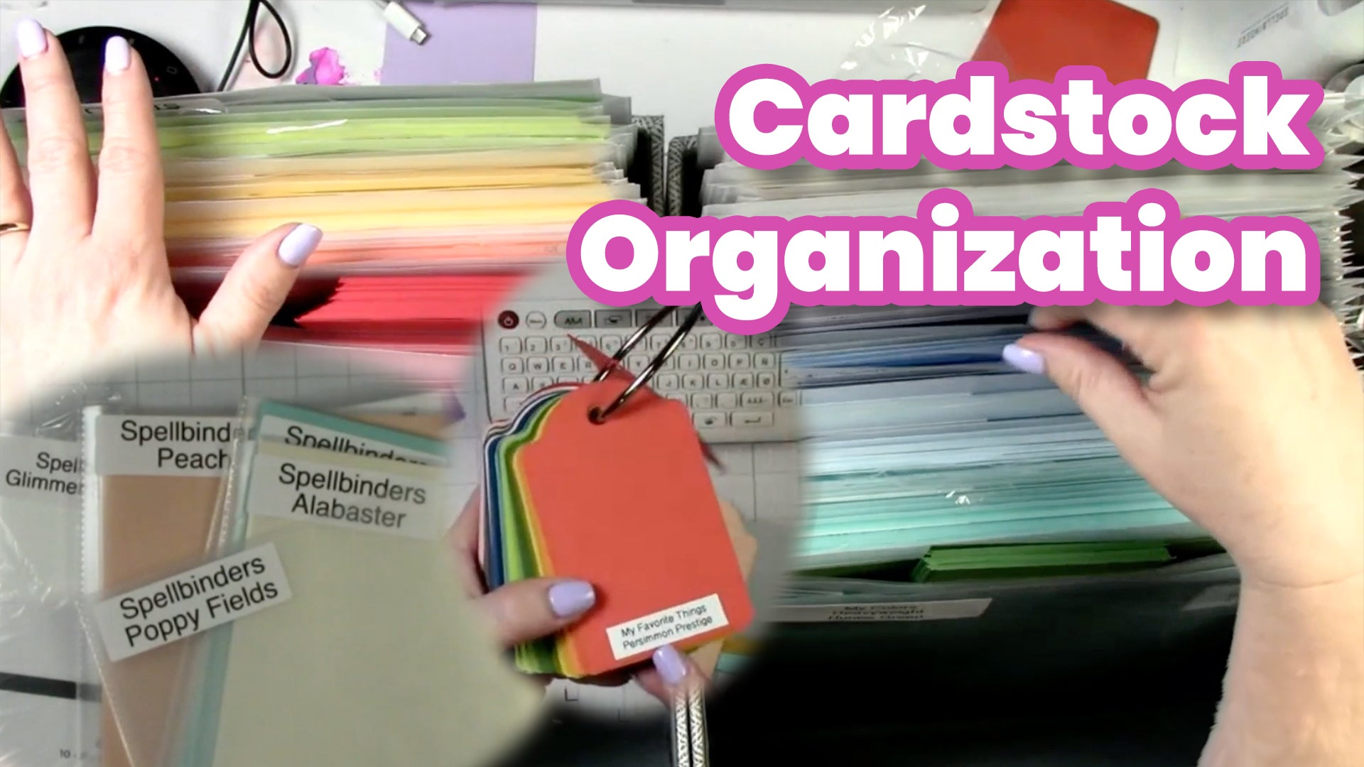 Cardstock Organization