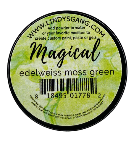 Lindysgang - Magical Embossing Powder - Edelweiss Moss Green