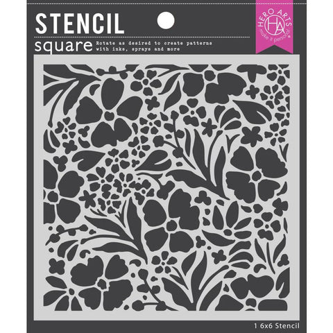 Hero Arts - Stencil - Floral Garden