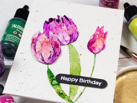 Alcohol Layered Die Cut Class