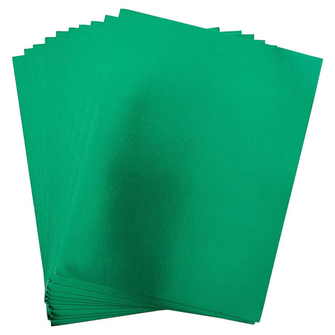 Spellbinders - Cardstock 8.5 x 11 (10) -Mirror Green