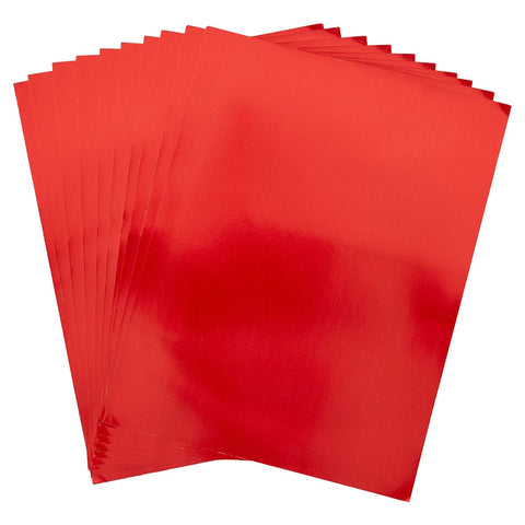 Spellbinders - Cardstock 8.5 x 11 (10) - Mirror Red