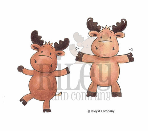 Riley and Company - Basic Dress Up Riley - Clear Stamp set (set of 2 stamps)