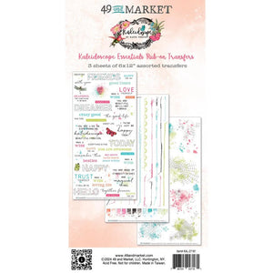 49 & Market - Kaleidoscope Essentials Rub-on Transfers