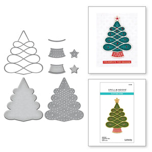 Spellbinders - Cutting Dies - Stitched Christmas Tree