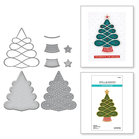 Spellbinders - Cutting Dies - Stitched Christmas Tree