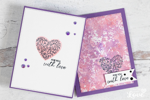 Watercolor with Distressed Oxide Reiners and Masking Tape