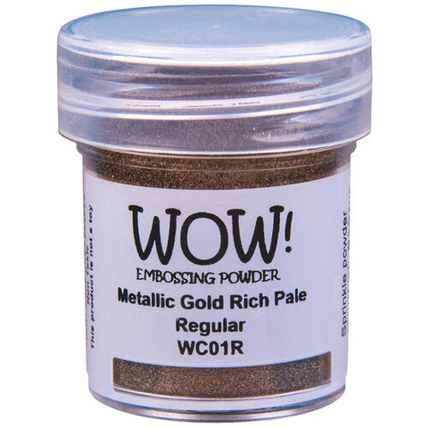 WOW Embossing Powder - Metallic Gold Rich - Regular 15 ml