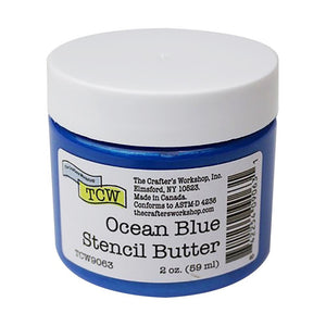 The Crafter's Workshop Stencil Butter 2oz - Ocean Blue