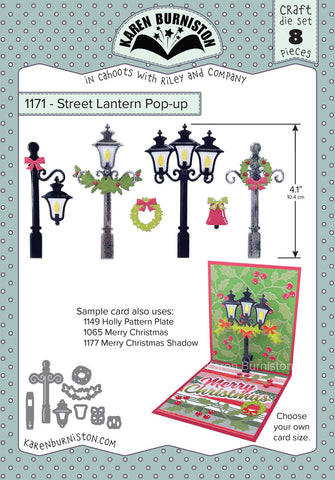 Karen Burniston - Street Lantern Pop Up die set