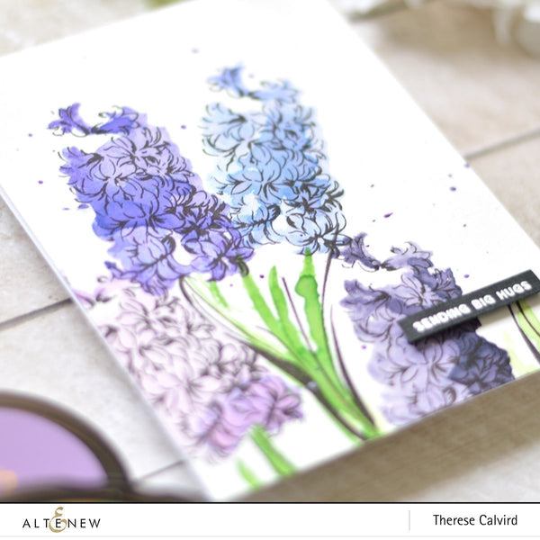 Altenew Build-A-flower Hyacinth Layering Stamp & Die Set