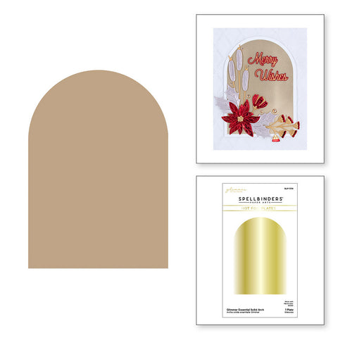Spellbinders Hot Foil Plate - Glimmer Essential Solid Arch