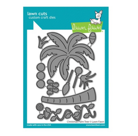 Lawn Fawn - Christmas Palm Tree die set