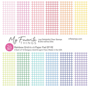 My Favorite Things - Rainbow Grid 6x6 Paper Pad