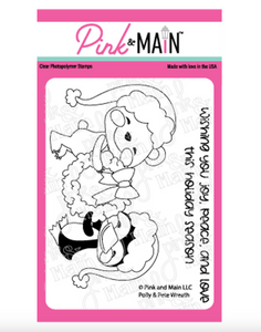 Pink & Main - Polly & Pete Wreath - stamp & Die bundle