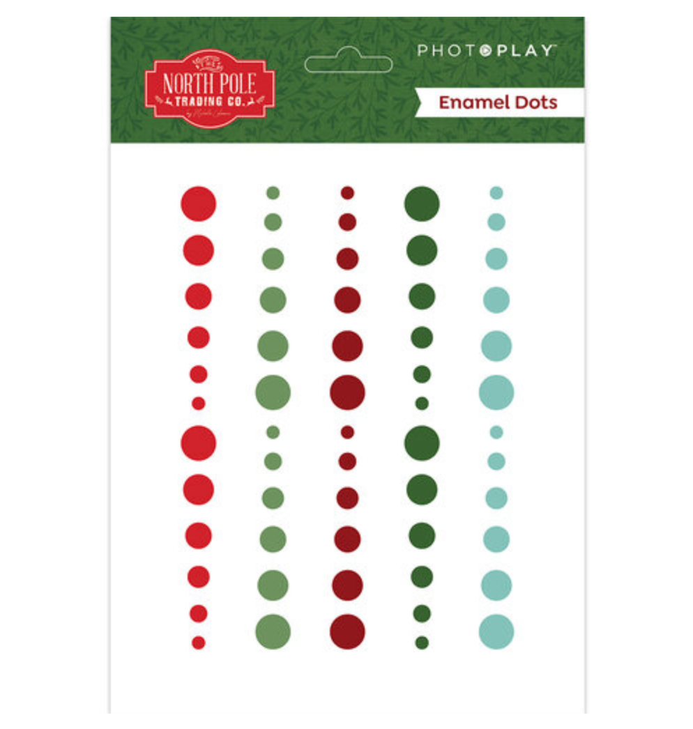 PhotoPlay - The North Pole Trading Co. Collection - Christmas - Enamel Dots