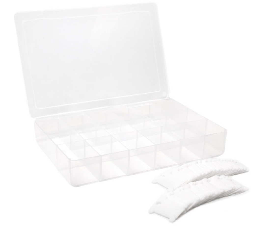 Cousin DIY! - 17 Compartment Floss Organizer with 50 bobbins