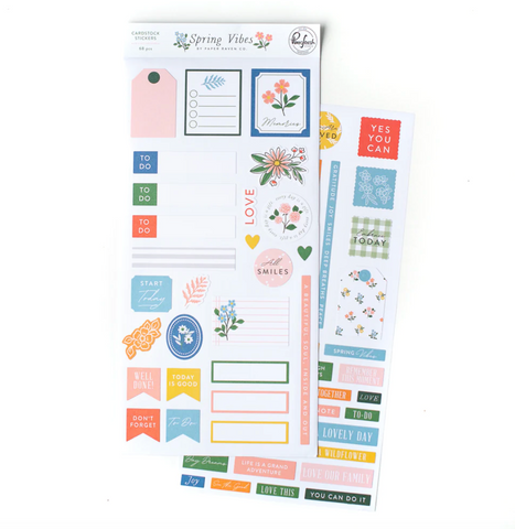 Pinkfresh Studio - Spring Vibes - Cardstock Stickers