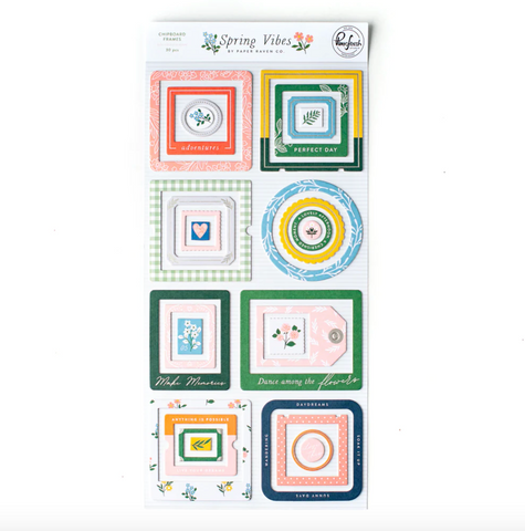 Pinkfresh Studio - Spring Vibes - Chipboard Frames