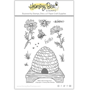 Hone Bee Stamps - Vintage Hive - stamp set