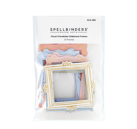 Spellbinders - Floral Friendship - Chipboard Frames