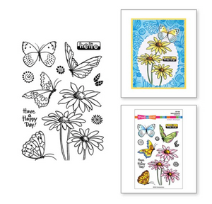 Stampendous - Hello Butterfly stamp set