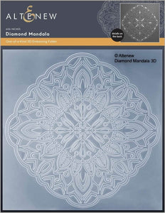 Altenew Diamond Mandala 3D Embossing Folder